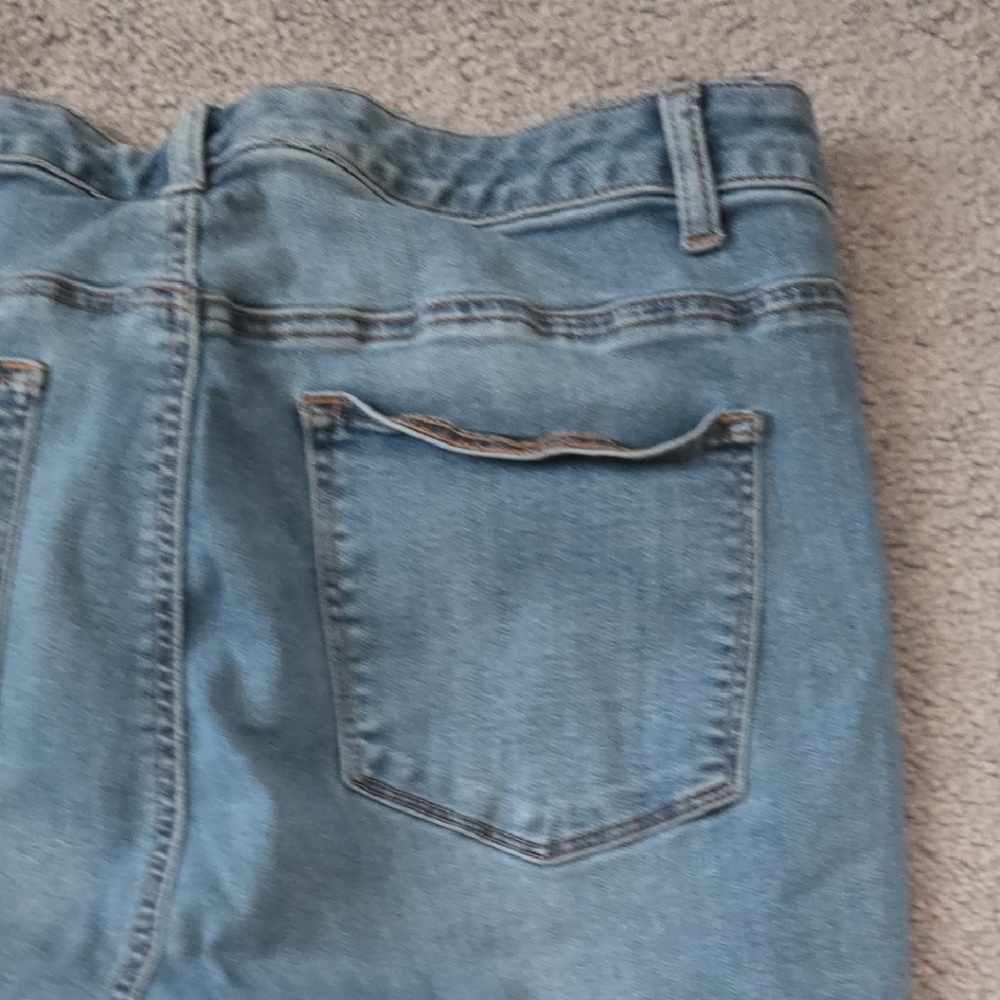 Talbots Women's Straight Leg Jeans in Light Blue, 18W - Picture 6 of 8